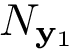 $N_{\mathbf{y}_1}$