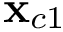 $\mathbf{x}_{c1}$