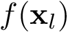 $f(\mathbf{x}_{l})$